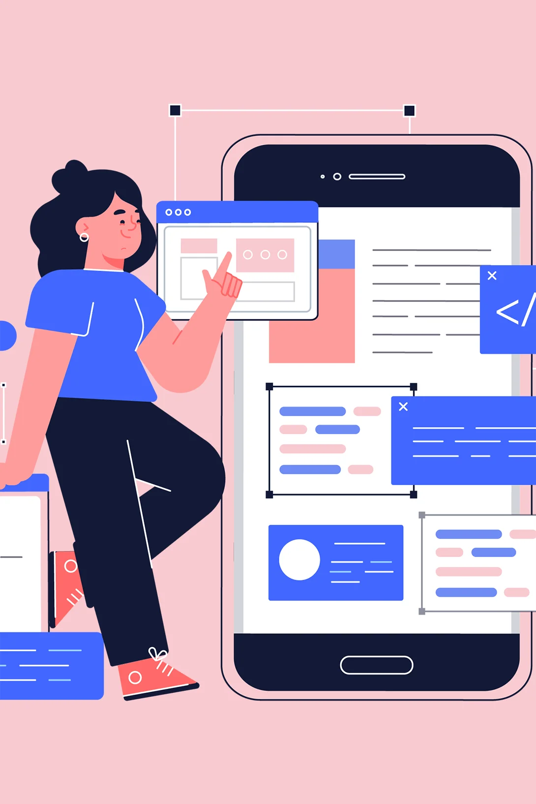 App development illustration