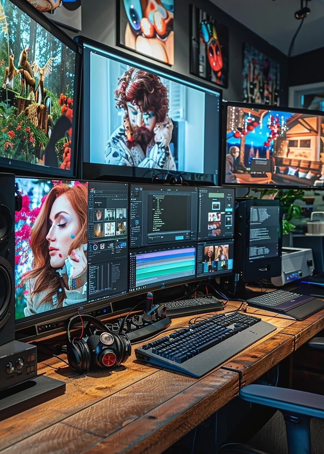 Professional photo editor setup