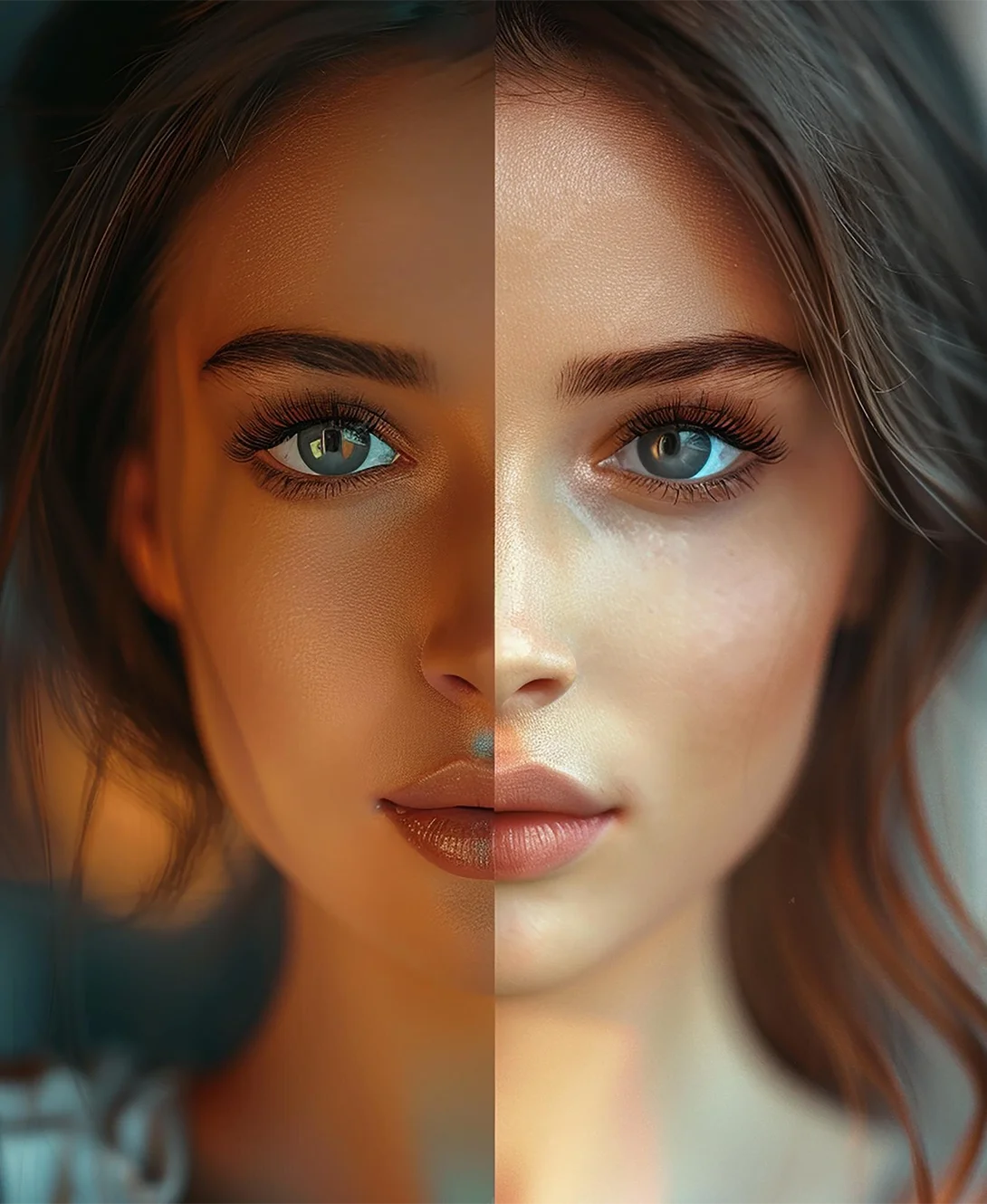 Seamless photo retouching