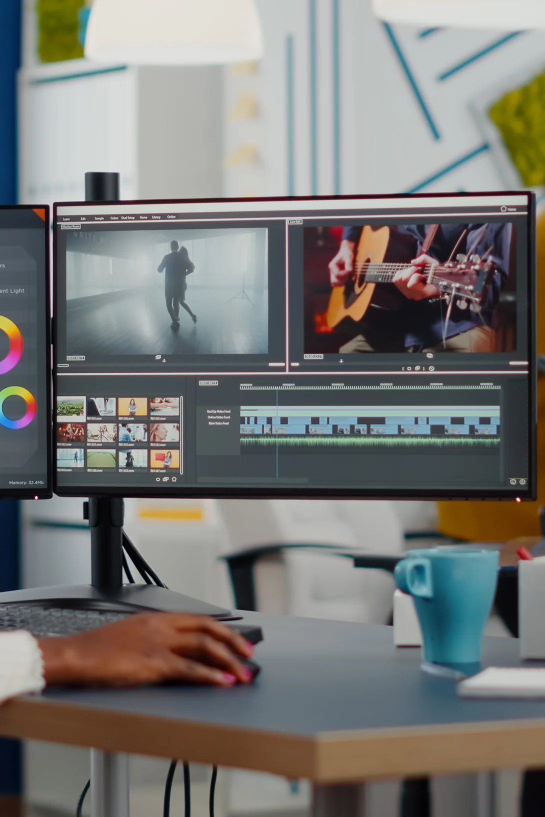 Video editor post production work